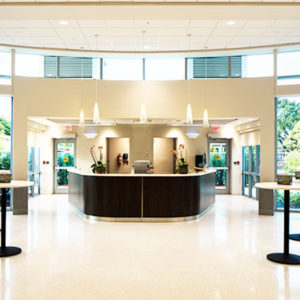 Interior of Leon Medical Centers East Hialeah building