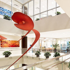 Interior of Leon Medical Centers East Hialeah building