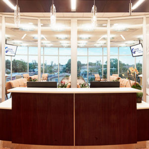 Interior of Leon Medical Centers East Hialeah building