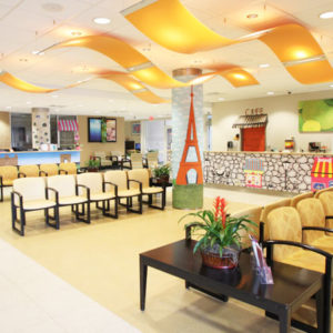 Interior of Leon Medical Centers West Hialeah building