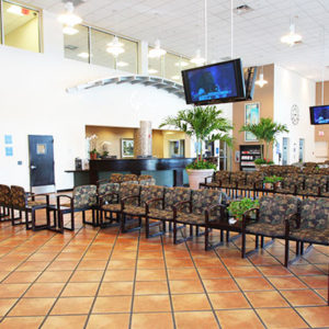 Interior of West Hialeah building